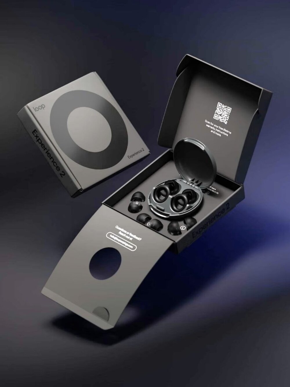 LOOP Experience 2 EAR PLUGS - Stylish Certified Hearing Protection - NEW IN BOX!
